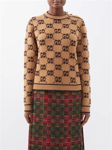 595660 gucci maglia|gucci wool boucle sweater.